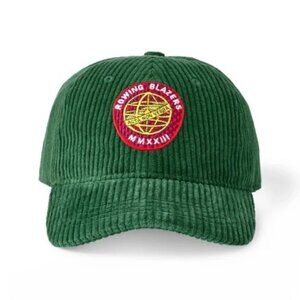 Rowing Blazers x Target Green Corduroy Logo Baseball Hat Fall Preppy Red Yellow